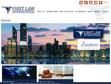 Tablet Screenshot of first-law.com